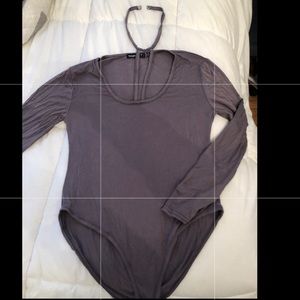 Boohoo purple bodysuit